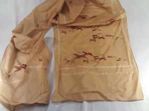 Petit Foulard Vintage 100% Soie Jaune – 41x41 Cm – Accessoire Femme Sans Marque