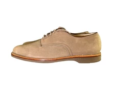 Johnston and Murphy Men’s Light Brown/Tan Suede Plain Toe Dress Shoes Sz 12