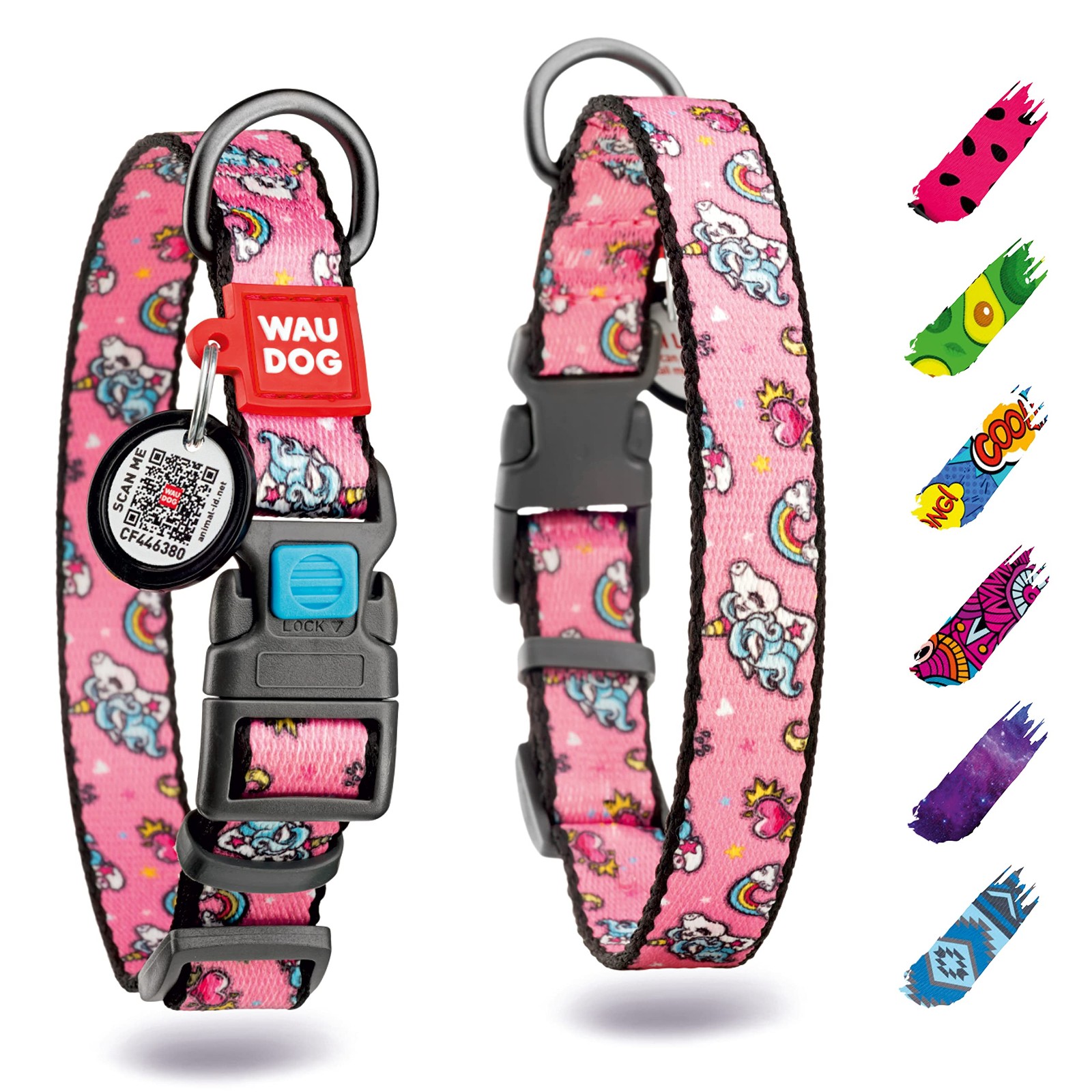 Collier pour chien en nylon pour les balades et l'éducation de votre animal