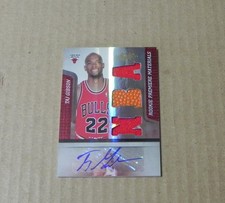 2009 Absolute Memorabilia Rookie Premiere Materials /499 Taj Gibson Auto Bulls