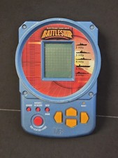 Battleship Electronic Hand Held Blue 2002 Milton MB Bradley Video Game Tested