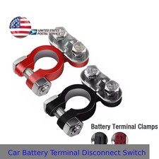 2pcs Universal Positive Negative Battery Terminal Clamps, Battery Cable Ends US