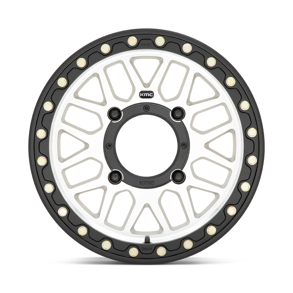 Rueda mecanizada KMC Powersports Ks235 Grenade Beadlock 15x6 5x4,5 llanta de 15" 38 mm Foto 2 de 4