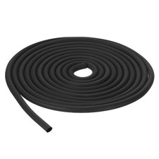8mm x 3.5 Meters Foam Weather Stripping Door Seal for Instruments - Black