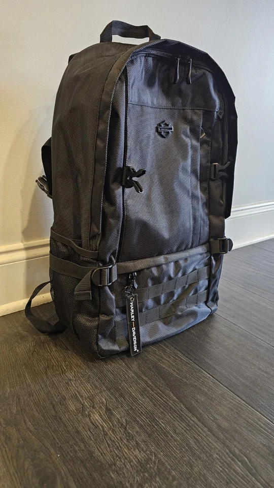 Mochila Harley-Davidson de alta densidad + cuidado de viaje + parche insignia Harley Davidson Foto 3 de 4