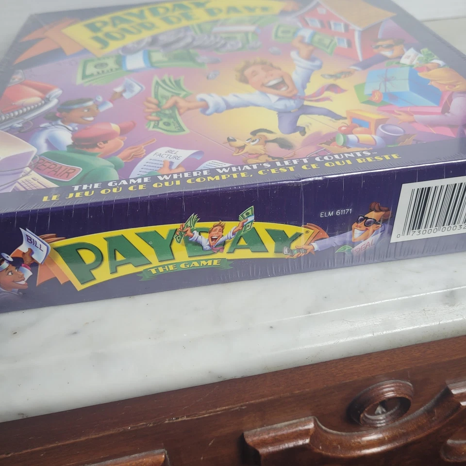Juego de mesa familiar PAYDAY nuevo y sellado Hasbro Parker Brothers aprox. 2000 Foto 2 de 3