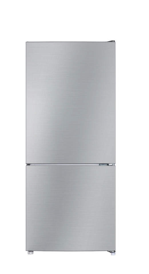 PKM Kühlgefrierkombination KHKG117ES 117 Liter Nutzinhalt, Silber, Nur 39 dB