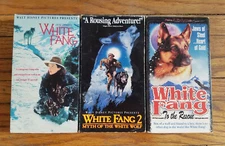 VHS WHITE FANG WHITE FANG 2 MYTH OF WOLF WHITE FANG TO THE RESCUE ETHAN HAWKE