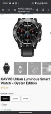 KAVVO Urban Luminous Smart Watch – Oyster Edition