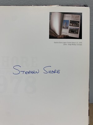 SIGNED Stephen Shore Uncommon Places 50 Unpublished Photographs