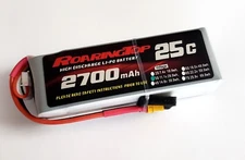 RoaringTop LiPo Battery Pack 25C 2700mAh 3S 11.1V with XT60 Plug 