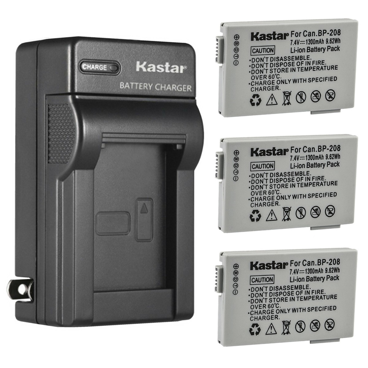CAMERA BATTERY BP-208 FOR CANON HR10/DC51/DC40/DC22/DC20/DC10/DC230/DC220/DC210/MVX430/MVX460
