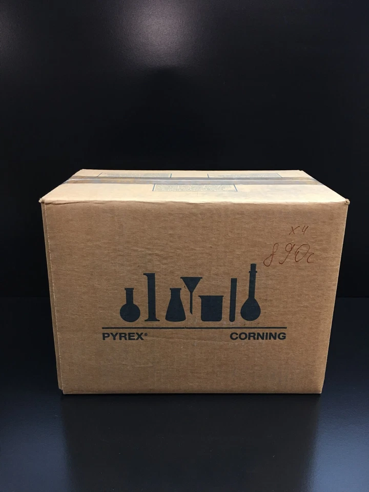 Pyrex REF 5020-250 Flask 250mL Erlenmeyer Narrow Mouth with PYREX 12 Units Case - Image 2 of 4