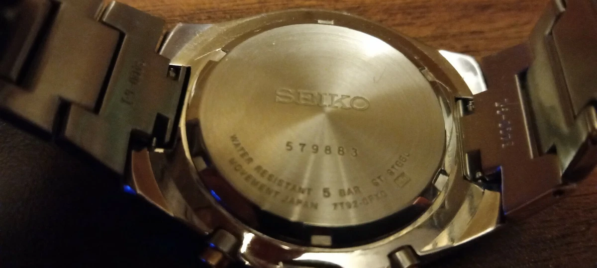SEIKO CHRONOGRAPH 50M STAINLESS STEEL JAPAN MENS WATCH eBay