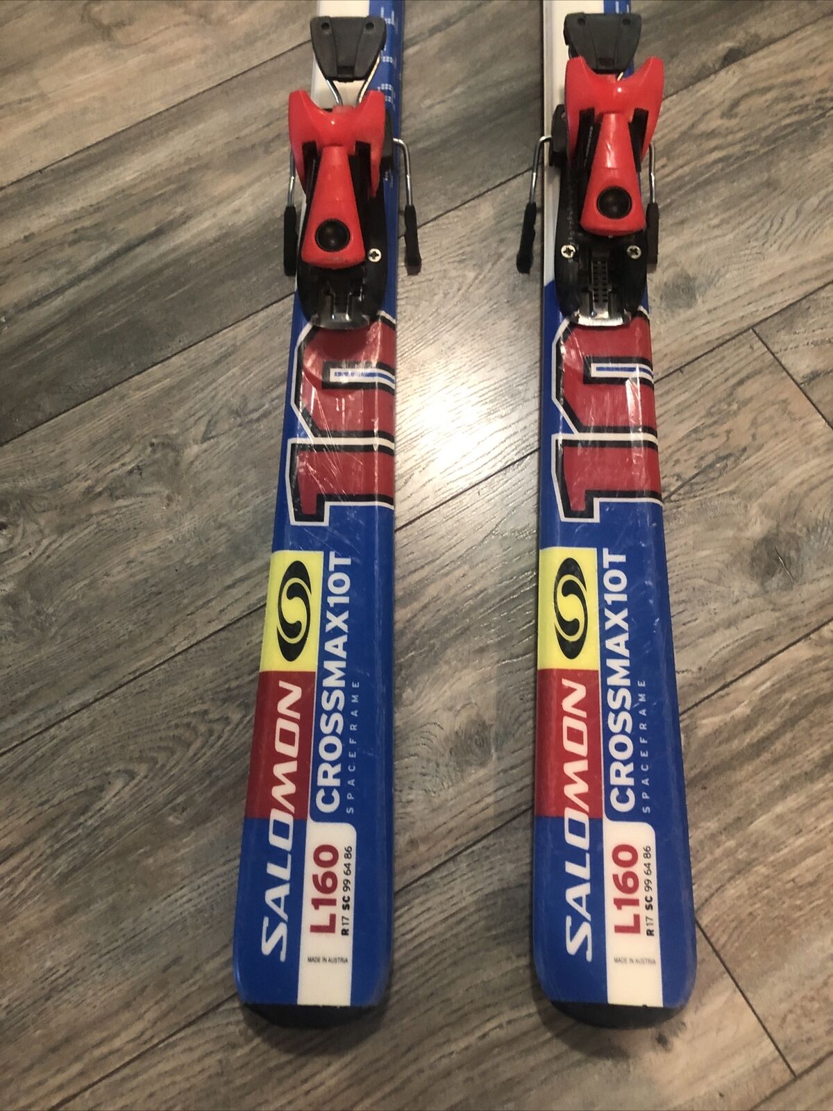 Salomon Crossmax 10T Skis L160 R17 SC 99 64 86 Made In Austria