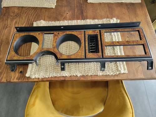 1987 Ford Ranger Instrument Cluster Bezel Speedometer Trim Wood Grain ...