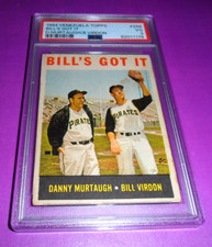 1964 Venezuela Topps #268 Bill's Got It D.Murtaugh & B.Virdon PIRATES PSA 3 VG