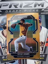 2022 Prizm Draft Picks Baseball Base Neon Orange Kyle Jones /50