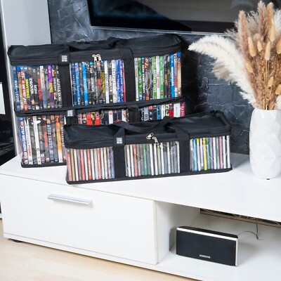 MUSE CD DVD 大量セット Made Easy Kit Media Storage Cases with Dividers, Stackable (DVD