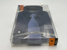 Dress Shirt Easy Care Sears Handmade Woven Tie(Standard) M 15-15.5 34/35 NIB