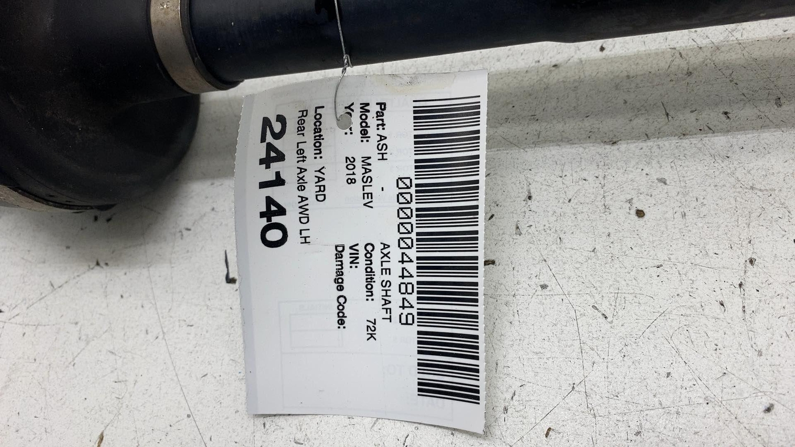 ⭕ 2017-2020 Maserati Levante Rear Left or Right CV Axle Shaft AWD 06700320360