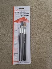 Linzer Le Jour Artist Brushes Lot 5 Pony Hair 