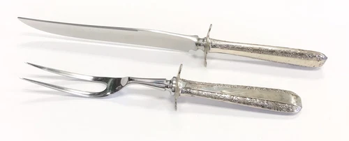 Sterling Flatware Towle Candlelight Steak Carving Set