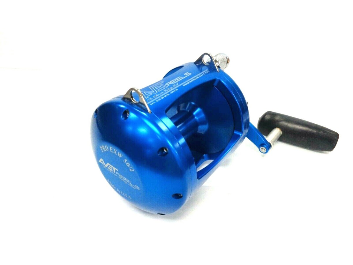 Avet EXW50/2 Two-Speed Lever Drag Big Game Reel EXW 50/2 BLUE