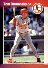 1989 Donruss #112a Tom Brunansky