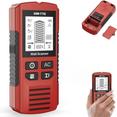 Wall Detector Scanner,Multifunctional Handheld Metal Detector,5in1 Stud Finder