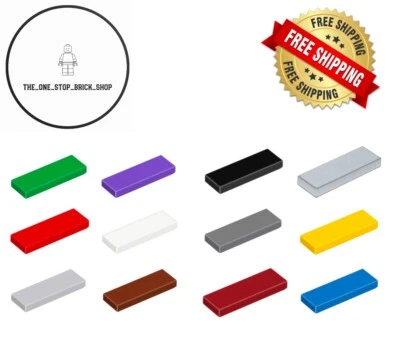 LEGO 1 x 3 Tile ( 10 Pack ) 63864 Choose Your Colour NEW FREE P&P