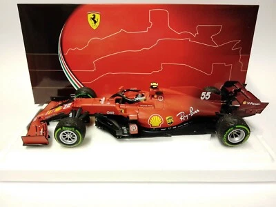 Bbr Ferrari Sf21 #55 Carlos Sainz Jr Emilia Romagna Gp 2021 1/18 Bbr211855 - Bild 1 von 2