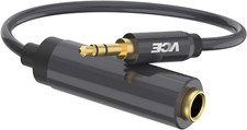 VCE 1/4" to 1/8" Adapter, 3.5Mm 1/8 Inch Male to 6.35Mm 1/4 Inch Female Audio Ja