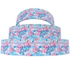 Lilo and Stitch Lovers 1" Wide Repeat Ribbon Sold in Yard Lots