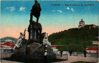 CPA AK TURINO Denkmal für G.Garibaldi ITALIEN (542834)