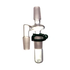 90 Reclaim Ash Catcher with Keck Clip Glass Adapter 14mm Male to Male Lab Glass