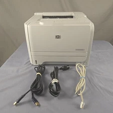 HP LaserJet P2035n Workgroup Monochrome Laser Printer W/Toner TESTED Works
