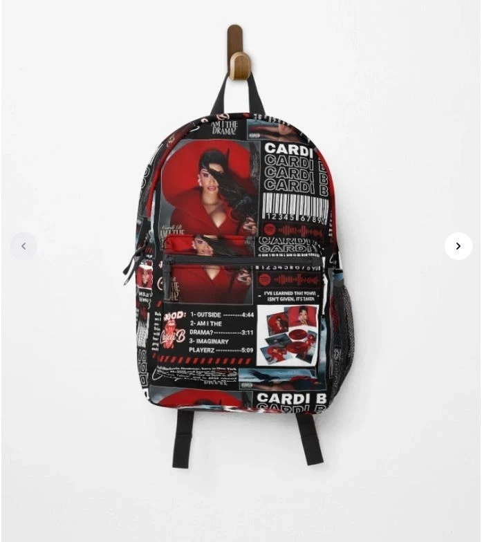 Cardi B Am I The Drama  Backpack Back to School