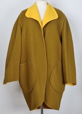 HERMES Wool Cashmere Double Face Coat Size 40