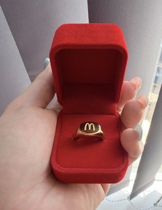Authentic McDonald’s Master Ring (L) 1/2000 Limited Edition Gold Plated