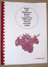 Maintenance manual for Douglas FT35 350cc OHV flat twin engine