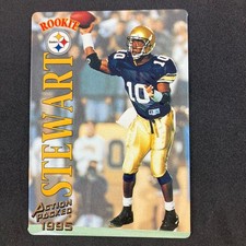 Kordell Stewart 1995 Action Packed Rookie Card #120 Pittsburgh Steelers. rookie card picture