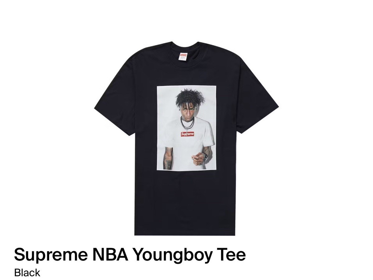 Supreme NBA Youngboy Tee Black L シュプリーム Supreme NBA Youngboy Tee - Size L- (Black) | eBay