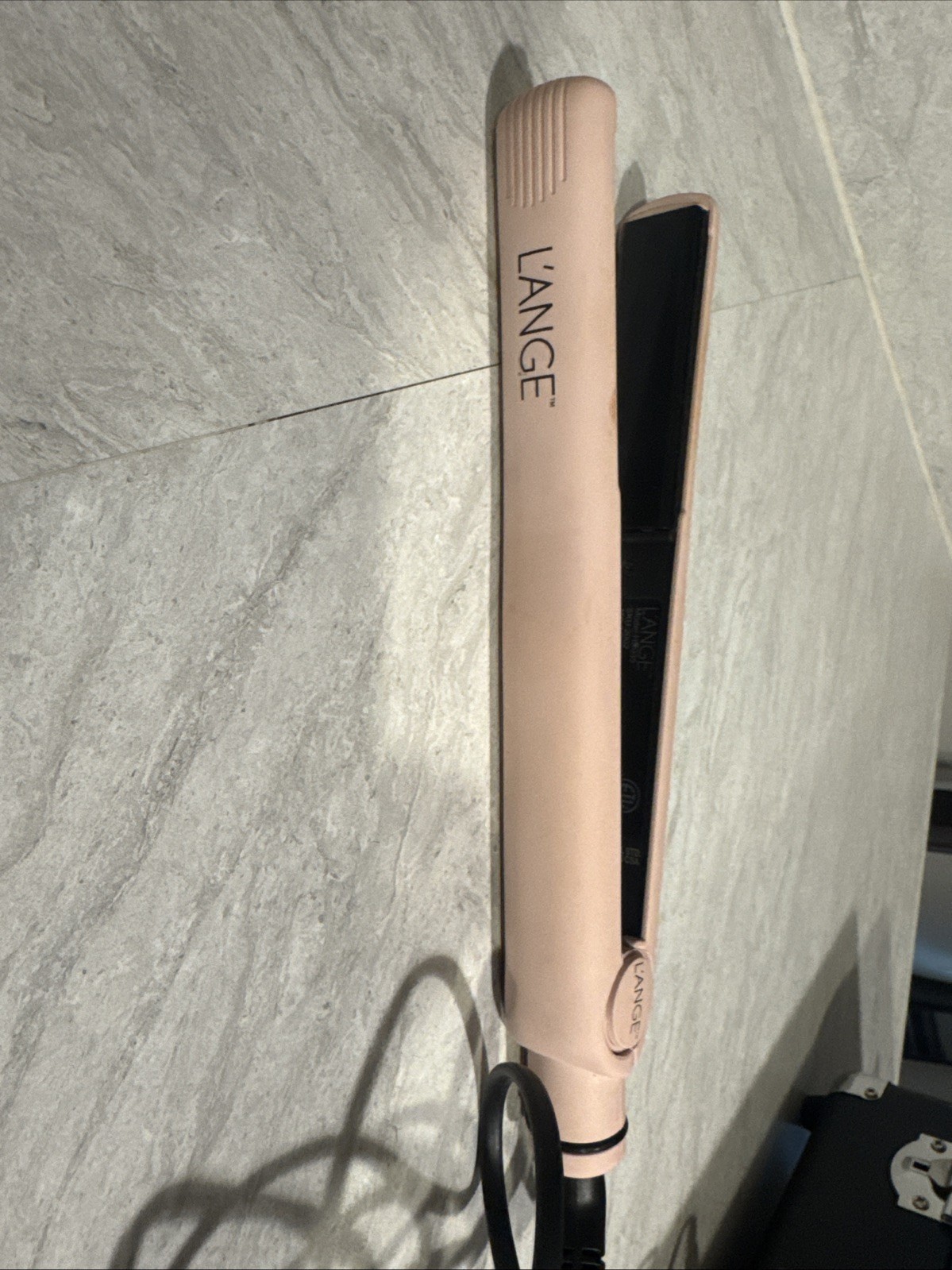 Lange Hair Aplatir Straightener Flat Iron Blush Tourmaline-infused Ceramic