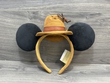 Disney Mickey Ears Headband Indiana Jones Paris Disneyland One Size Unisex