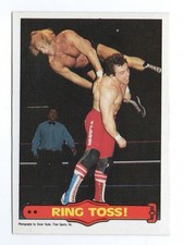 RING TOSS BRITISH BULLDOG #43 1985 OPC O-PEE-CHEE WRESTLING WWF EX/NM