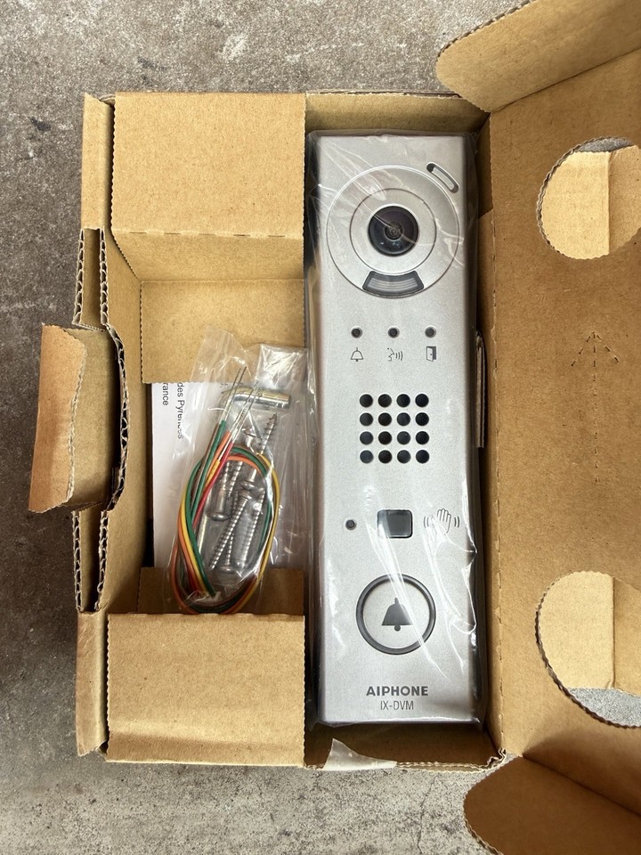 Aiphone IX-DVM Wired Video Intercom Door Station w/ Camera, Metallics ...