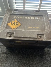 Original British Military 120mm Ammo Box - Challenger 1 / Chieftain Tank Crate