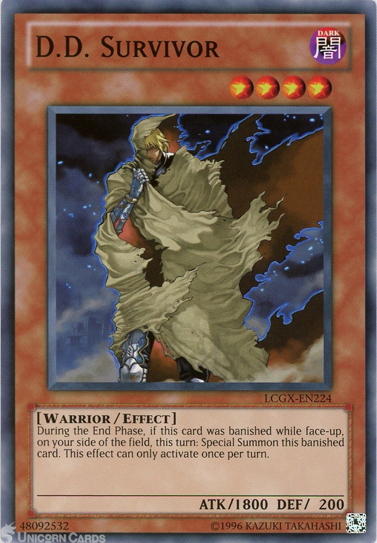 LCGX-EN224 D.D. Survivor Common UNL Edition Mint YuGiOh Card