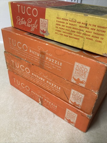 VINTAGE TUCO PUZZLE LOT Of 4 DELUXE & SCENIC Nature (please read Description) - Picture 13 of 14